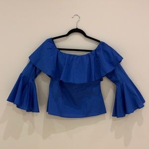 NYTT - Ruffled Bell Sleeve Top - NWOT